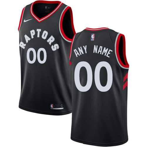 Women%27s Customized Toronto Raptors Black Nike NBA Statement Edition Jersey->customized nba jersey->Custom Jersey
